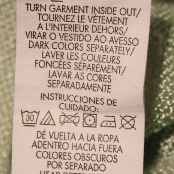 Calvin Klein Jeans M Striped Knit Open Front Cardigan Waterfall Hem - Picture 8 of 10